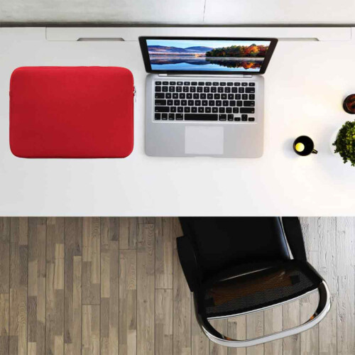 Bolsa para laptop com compartimento adicional para dispositivos de 11 a 14 polegadas, design fino e leve com zíperes duplos, capa protetora 1