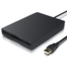 Compatible with Windows, Portable External Drive, Recover Old Data, Floppy Disk Reader, USB External Floppy Disk Drive, Plug and Play, No External Pow