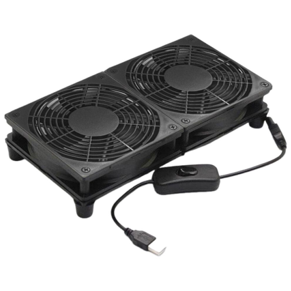 Smart Thermal Management Device For Routers And Computers, Plug And Play Usb Cooling Fan With Efficient Heat Dissipation And Led Illumination, Quiet A 9147006973288