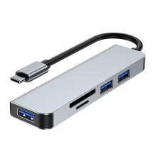 Multiport Adapter Compact Five In One, USB C Hub With High Speed Data Transfer And USB A Data Ports, USB C Dongle For MacBook Pro Air iPad Huawei Lapt