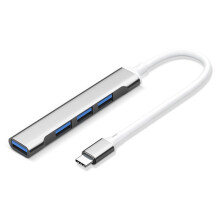 Univerzálny USB C Hub adaptér, kompaktné a prenosné riešenie s mini tenkým dizajnom, ponúka pohodlie viacerých portov a odolný a elegantný