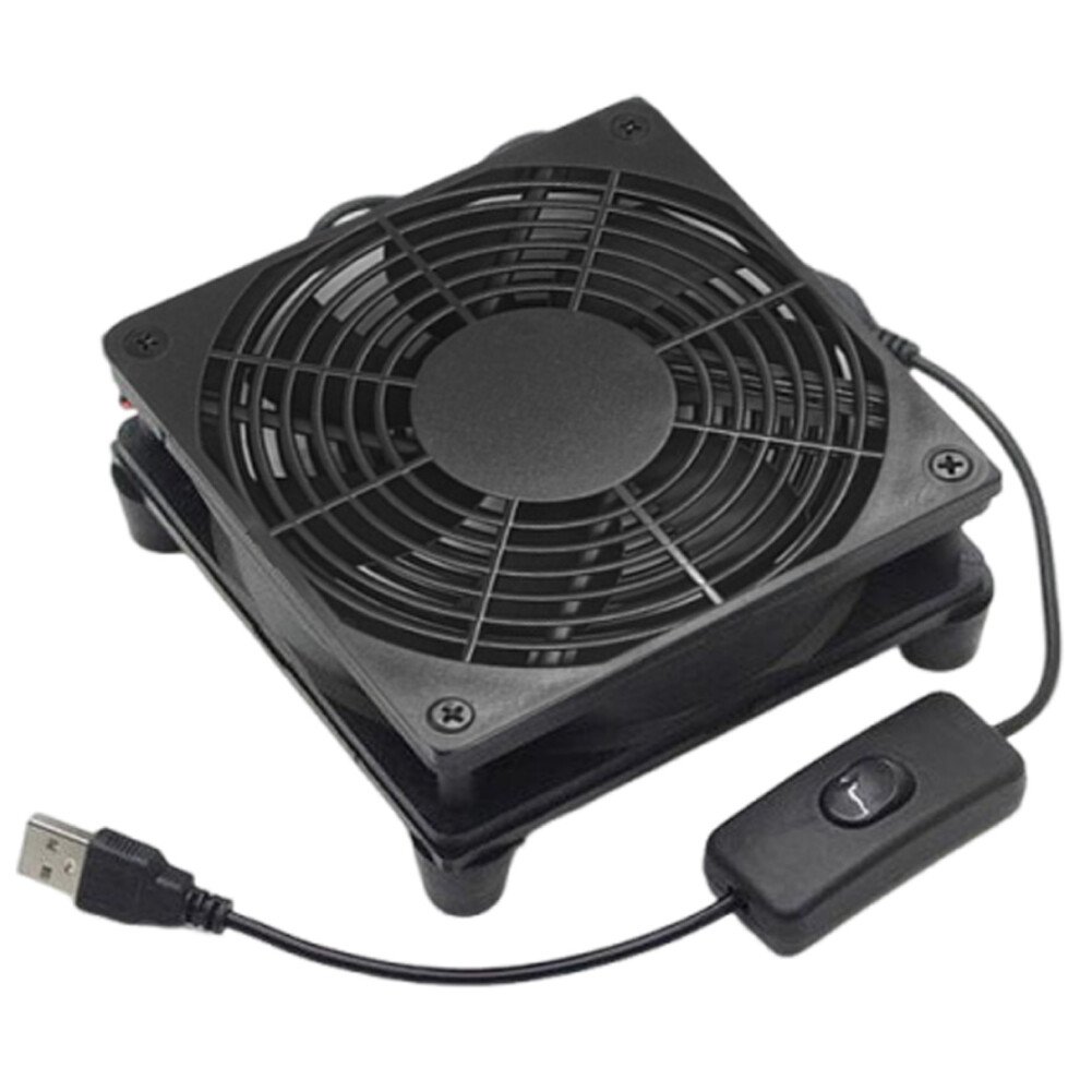 Smart Thermal Management Device For Routers And Computers, Plug And Play Usb Cooling Fan With Efficient Heat Dissipation And Led Illumination, Quiet A 9147006973271