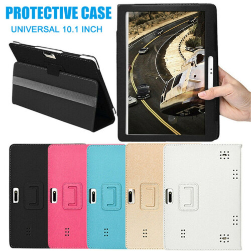 Capa universal para tablets de 10 polegadas, design fino e portátil com suporte dobrável integrado, compatível com tablets de 10,1 polegadas, 1