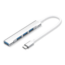 Universal USB C Hub Adapter, Compact and Portable Solution with Mini Thin Design, Offers Multi-Port Convenience and Durable and Sleek Design for Enhan