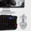 Ενσύρματο ποντίκι παιχνιδιών RGB, σχεδιασμός αθόρυβου κλικ, ρυθμίσεις 3DPI, 6