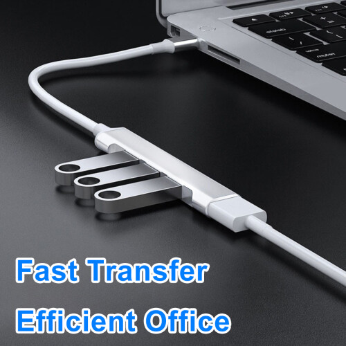 Προσαρμογέας USB C Hub, Επέκταση USB υψηλής ταχύτητας με επέκταση υψηλής ταχύτητας 4 σε 2