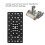 V Gantry Plate20-80Mm Αλουμινίου Universal Replacement For3D Printer CNC Router με πτυσσόμενες υποδοχές 8