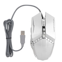 Professional Gaming Mouse, 3D Scroll Wheel for Enhanced Navigation, Durable Cable for Reliable Connection, Compatible with Windows, Mac, and Linux