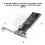 PCI Express FireWire Expansion Card With Device Compatibility, IEEE 1394 OpenHCI Specifications Data Transfer Adapter, High Speed FireWire Card With E 7