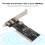 PCI Express FireWire Expansion Card With Device Compatibility, IEEE 1394 OpenHCI Specifications Data Transfer Adapter, High Speed FireWire Card With E 8