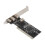 PCI Express FireWire Expansion Card With Device Compatibility, IEEE 1394 OpenHCI Specifications Data Transfer Adapter, High Speed FireWire Card With E 2