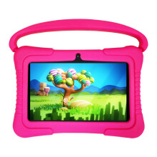 Kindertablet met wifi, slimme zwaartekrachtdetectie, lange batterijduur, Bluetooth-functionaliteit, Android-besturingssysteem, uitbreidbare opslag en