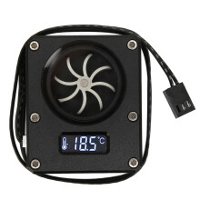Indicatore di flusso con filettatura G1/4 per raffreddamento a liquido per PC, misuratore di flusso d'acqua con interfaccia a 3 pin e osservazione