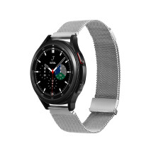 Samsung Galaxy Watch5Pro óraszíj, állítható méretű, mágneses hálós szíj zökkenőmentes csatlakozással, rozsdamentes acél anyagból,
