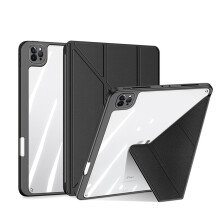 Schokbestendige hoes voor iPad Pro 11 (2020/2021), flexibele TPU-achterkant met automatische slaap-/waakfunctie, ultradunne binnenkant voor extra