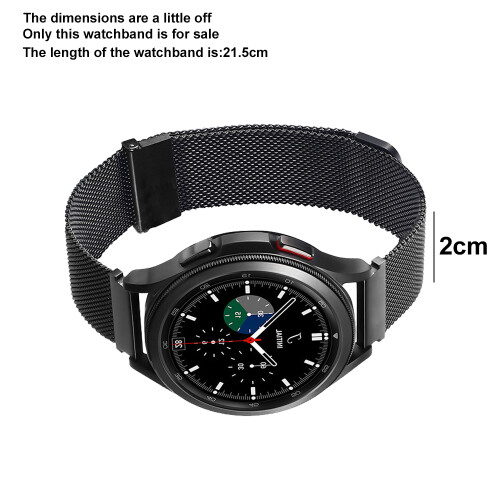 Urrem til Samsung Galaxy Watch5Pro, justerbar størrelse magnetisk mesh-rem med problemfri forbindelse, rustfrit stålmateriale åndbart design 1