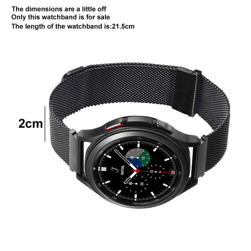 Λουράκι ρολογιού από ατσάλι με πλέγμα για Samsung Galaxy Watch3 45mm, Γρήγορη απελευθέρωση, 1