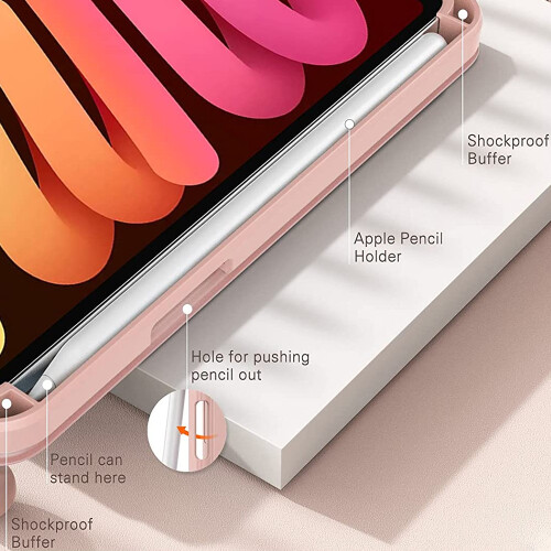 Θήκη αντικραδασμικής προστασίας για iPad Pro11 (2020/2021), εύκαμπτο πίσω κάλυμμα TPU με 2