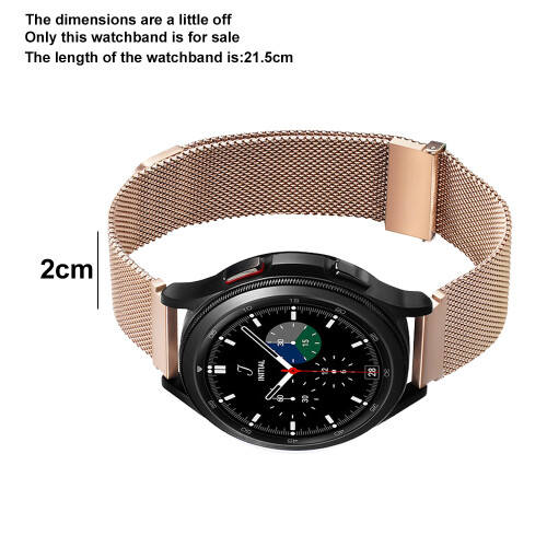 Λουράκι ρολογιού από ατσάλι με πλέγμα για Samsung Galaxy Watch3 45mm, Γρήγορη απελευθέρωση, 1