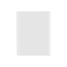 A4 Size Art Demonstration Book, White PP Transparent Matte Storage Protection for Showing Paintings Photos Art Molds with Anti-Dirt Opens Flat Feature