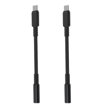 Adaptador multifuncional confiável e de alta qualidade, plug and play, USB tipo C para 3,5 mm, para suas aventuras de áudio (2 unidades)