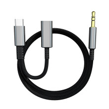 Wielofunkcyjny adapter audio, krystalicznie czyste wrażenia dźwiękowe HiFi dla urządzeń USB-C, szeroka kompatybilność z Google Pixel Samsung