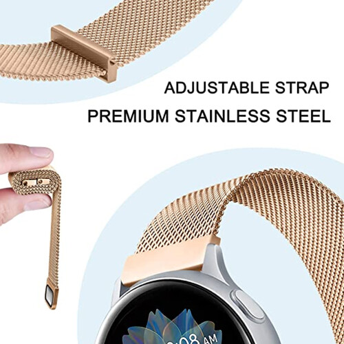 Λουράκι ρολογιού από ατσάλι με πλέγμα για Samsung Galaxy Watch3 45mm, Γρήγορη απελευθέρωση, 2