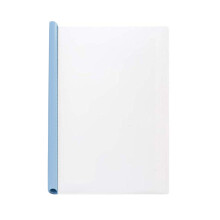 Dokumentbeskytter, højtransparente, klare rapportomslag med ensfarvet glidestang til plastikmapper, Letter/A4-størrelse, 10 stk.