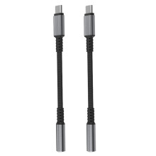 Amplificatore audio per il tuo stile di vita digitale, adattatore USB-C a Aux da 3,5 mm plug and play, dongle multifunzione con qualità audio Hi-Fi