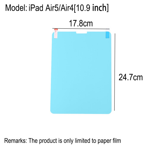 Προστατευτικό οθόνης για iPad Mini6, ματ μεμβράνη Pet με αντιθαμβωτική υφή και αίσθηση 1