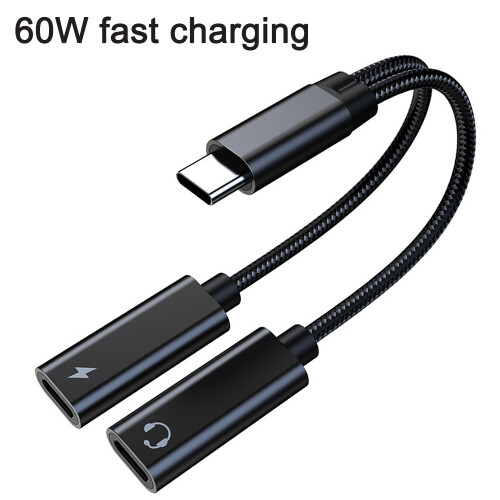 Διαχωριστής USB-C ήχου υψηλής ανάλυσης, καθολική συμβατότητα για Iphone15, Samsung Galaxy S23S22 1