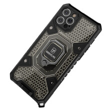 Helskyddande skal för iPhone 12Pro Max, fallsäkert, stötsäkert skal med sekretessskärm och inbyggt skärmskydd, militärklassat skydd