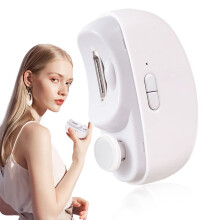 Electric Nail Clipper with LED Light and Polisher, Automatic Trimmer for Baby, Seniors, Adults, White
