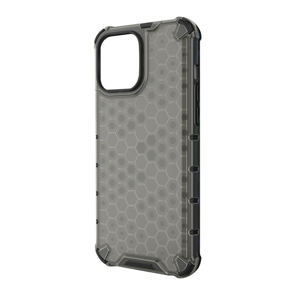 Premium Clear Case For Iphone 13, Tpu + Hard Pc Material With Honeycomb Pattern Design And Non-Yellowing Finish, Shock-Absorbing Air Cushion Technolog 9176269914547