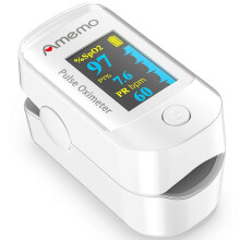 2025 Latest Model  Pulse Oximeter, OLED Display Oxygen Monitor Fingertip, Blood Oxygen Saturation Monitor (SpO2) with Carrying Case, Batter