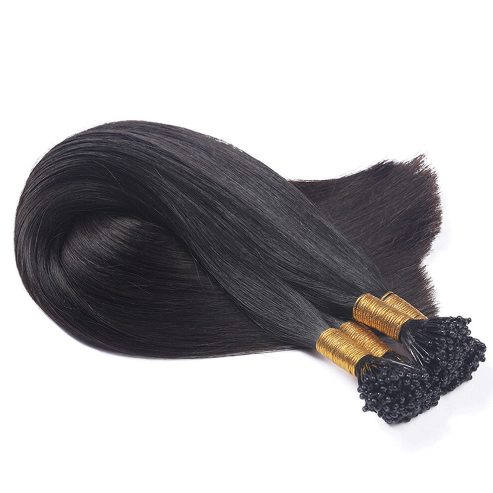 Unisex Nano Ring Remy Human Hair Extensions 65Cm 100 Strands Silky Straight Invisible Lightweight Long Wear