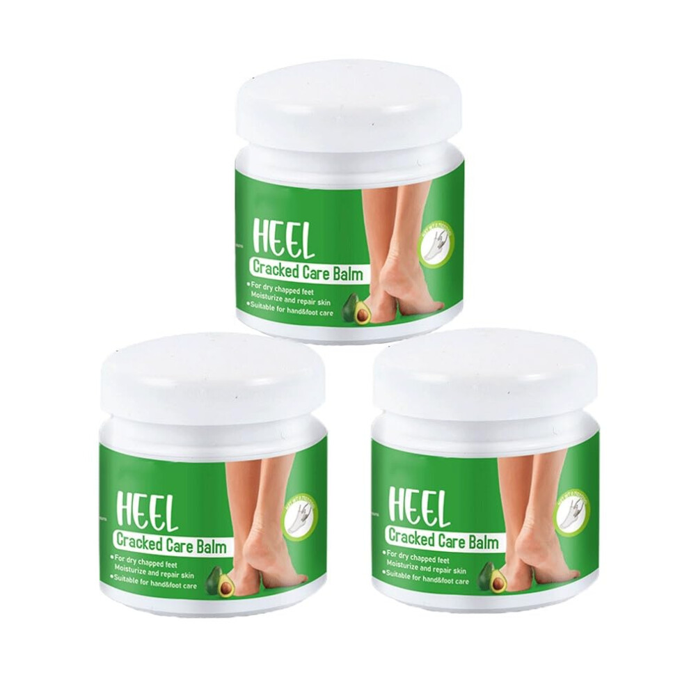 Cream Heel Pack Of 3, Deep Hydration And Fast Absorption For Dry Cracked Feet