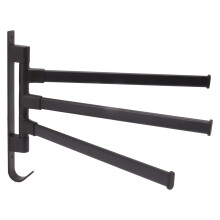 Porte-serviettes Uclet Creative Punch pivotant à 360, robuste et peu encombrant, pour une vie plus pratique et confortable.