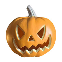 Wadada muoviset kurpitsat, paristokäyttöiset, valaistut aavemaiset kasvot, sisä- ja ulkokäyttöön tarkoitetut halloweenkoristeet, juhlalahjat