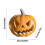 Πλαστικές κολοκύθες Wadada Jack O'Lantern, που λειτουργούν με μπαταρία, φωτισμένες με 2