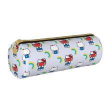 Hello Kitty pennfodral Pennväska med stor kapacitet Pennväska med dragkedjor Pennväska med fack Multifunktionell sminkväska för kvinnor