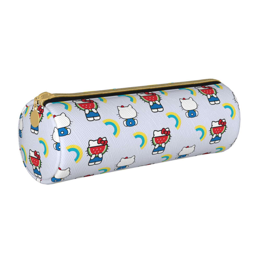 Grain Hello Kitty Pencil Case Large Capacity Pencil Bag Zippers Pen Bag With Compartments Multifunction Makeup Bag For Women