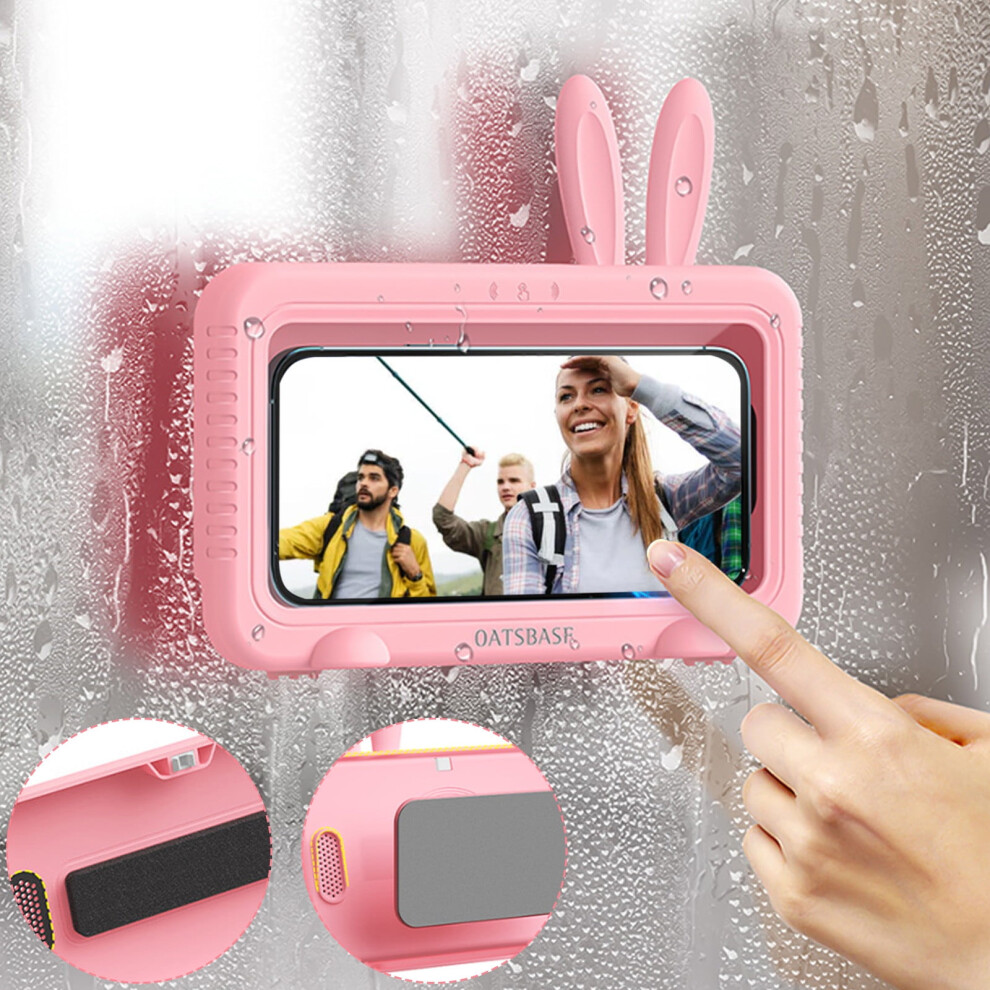Cyber_monday Deals 2024 Viflosae Shower Phone For Bathroom Rotation Shower Phone Case Shower Phone Stand Wall Mount Electronics Gadgets 9773935904644
