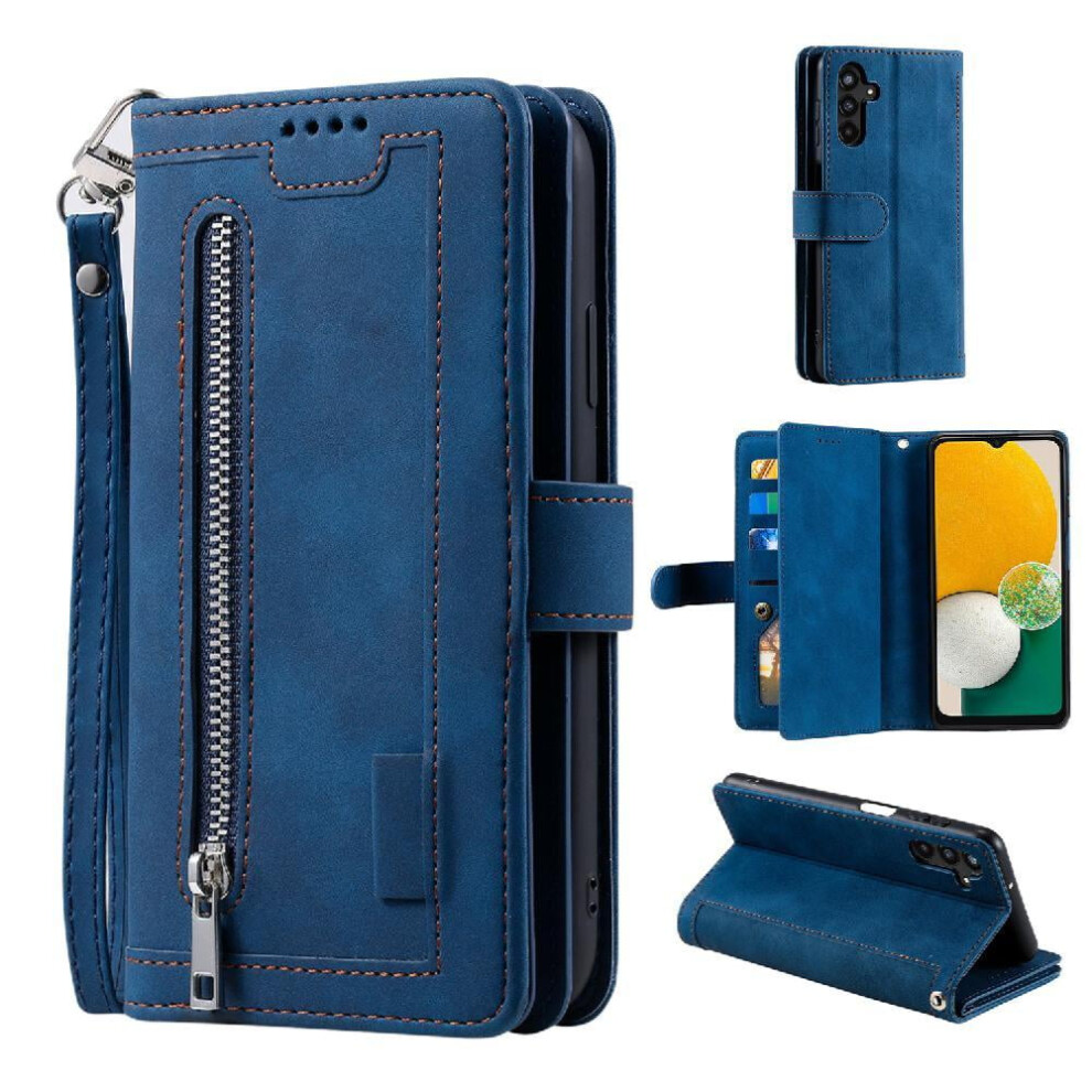 Flip Case For Compatible With Samsung Galaxy A34 5G Lanyard Kickstand Wallet Pu Leather 9 Card Slots 9773935904392