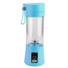 Lot de 2 mixeurs-blenders portables rechargeables par USB, avec 6 lames et un moteur puissant, pour préparer des jus de fruits et des aliments pour