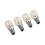 Λάμπα αλατιού Leke4PCS E14, σφαιρική λάμπα, 25W, αντικατάσταση φούρνου ψυγείου 240V 3