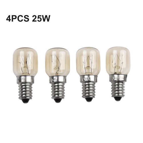 Λάμπα αλατιού Leke4PCS E14, σφαιρική λάμπα, 25W, αντικατάσταση φούρνου ψυγείου 240V