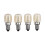 Λάμπα αλατιού Leke4PCS E14, σφαιρική λάμπα, 25W, αντικατάσταση φούρνου ψυγείου 240V 8