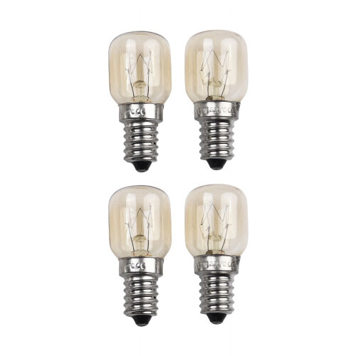 Λάμπα αλατιού Leke4PCS E14, σφαιρική λάμπα, 25W, αντικατάσταση φούρνου ψυγείου 240V 1
