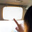 1pc Adjustable Dressing Mirror Car LED Makeup Mirror Vanity Mirror (White) 6